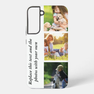Fügen Sie Ihren eigenen Text und Bilder hinzu Samsung Galaxy Hülle