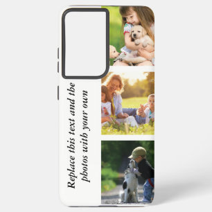 Fügen Sie Ihren eigenen Text und Bilder hinzu Samsung Galaxy Hülle