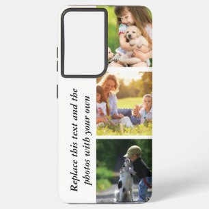 Fügen Sie Ihren eigenen Text und Bilder hinzu Samsung Galaxy Hülle