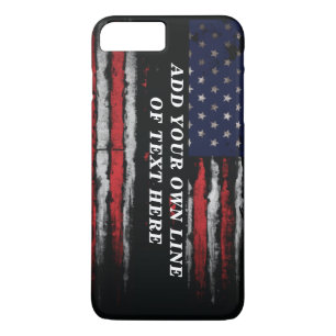 Fügen Sie Ihren eigenen Text unter der amerikanisc Case-Mate iPhone Hülle