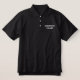 Fügen Sie Ihren Firmennamen ein besticktes Shirt h (Design Front)