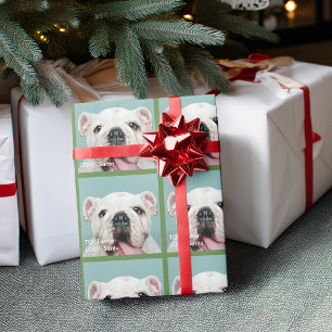 Fügen Sie Ihren Hund Für Ihren Hund hinzu Geschenkpapier