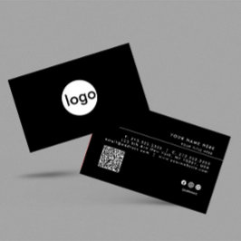 Fügen Sie Ihren individuellen Logo QR Code hinzu Visitenkarte