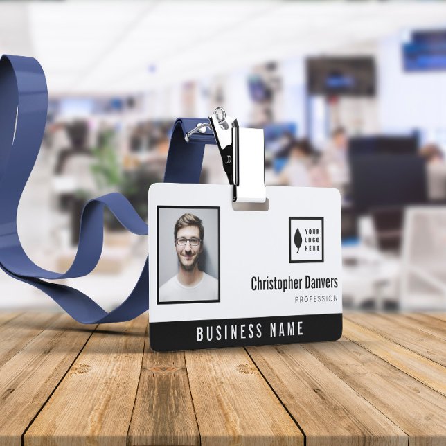 Fügen Sie Ihren Logo-Office-Mitarbeiter sauberer h Ausweis (Von Creator hochgeladen)