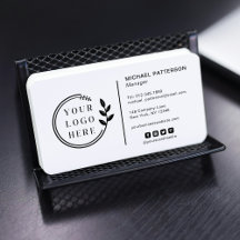 Fügen Sie Ihren Logo Social Media QR Code Corporat