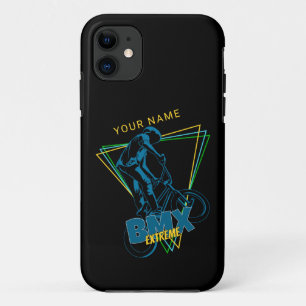 Fügen Sie Ihren Namen Extreme BMX Geometric hinzu Case-Mate iPhone Hülle