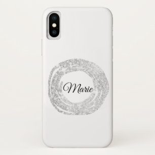 Fügen Sie Ihren Namen Glitzer farbig Ihrem C hi Case-Mate iPhone Hülle