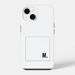 Fügen Sie Ihren Namen hinzu modern minimalistisch iPhone 14 Hülle
