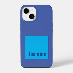 Fügen Sie Ihren Namen hinzu Modernes minimalistisc iPhone 14 Hülle