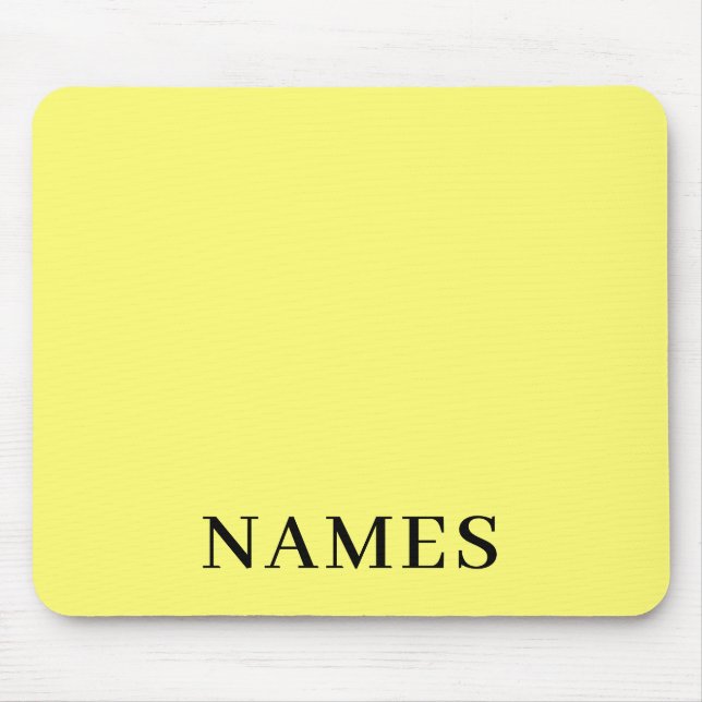 Fügen Sie Ihren Namen hinzu Mousepad (Vorne)