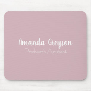 Fügen Sie Ihren Namen Minimal Monogramm neue Jobpo Mousepad