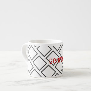 Fügen Sie Ihren Namen Personalized Espresso Kaffee Espressotasse