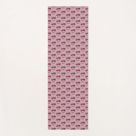 Fügen Sie Ihren Namen Red Fire LKW Personalisierte Yogamatte