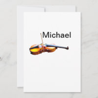 Fügen Sie Ihren Namen Text braun Violine Musik Lie