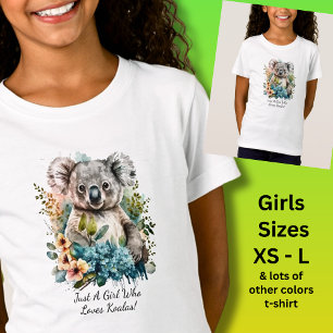 Fügen Sie Ihren Namen Text , Nur ein Mädchen, das T-Shirt