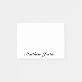 Fügen Sie Ihren Namen zu benutzerdefinierten Posti Post-it Klebezettel