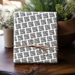 Fügen Sie Ihren QR-Code oder Ihr Logo hinzu - Busi Geschenkpapier