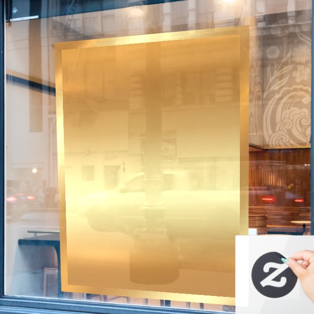 Fügen Sie Ihren QR-Logo-Code Text Blank Hintergrun Fensteraufkleber (Café-Fenster)