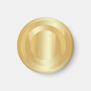 Fügen Sie Ihren Text benutzerdefinierten Gold Look Magnet