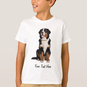 Fügen Sie Ihren Text Custom Bernese Mountain Dog h T-Shirt
