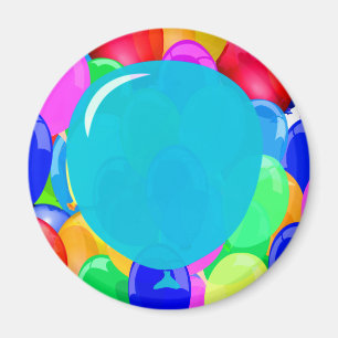 Fügen Sie Ihren Text dem Ballon hinzu Magnet