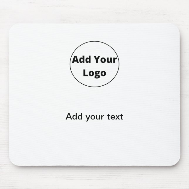 Fügen Sie Ihren Text einfach nur minimale benutzer Mousepad (Vorne)