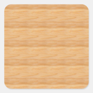 Fügen Sie Ihren Text Elegant Holz Leere Vorlage Kl Quadratischer Aufkleber