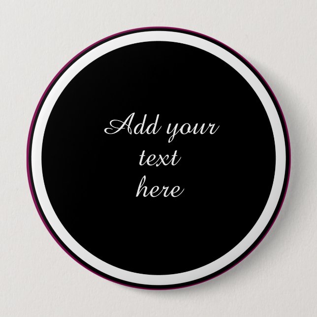 Fügen Sie Ihren Text hier ein - VORLAGE Button (Vorderseite)