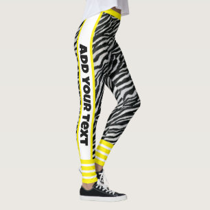 Fügen Sie Ihren Text Modernes farbiges Design l Ze Leggings
