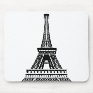 Fügen Sie Ihren Text Pop Art Eiffel Tower Paris Fr Mousepad