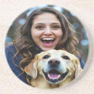 Fügen Sie Labrador Retriever-Foto Personalisieren Getränkeuntersetzer