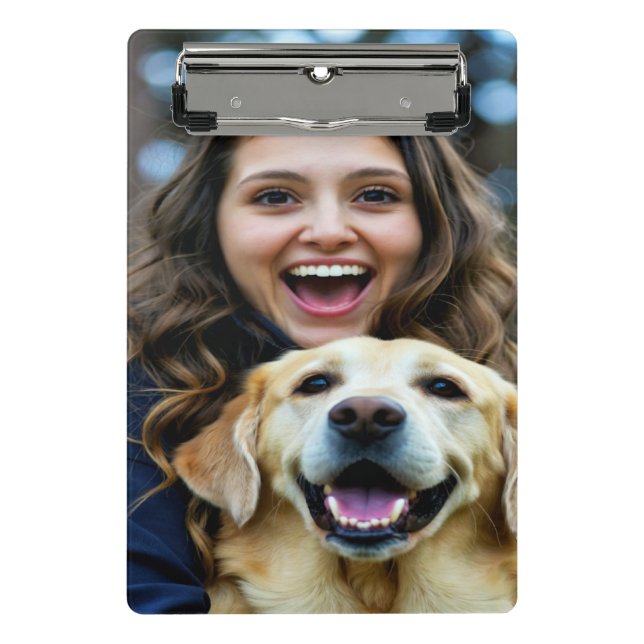 Fügen Sie Labrador Retriever-Foto Personalisieren  Mini Klemmbrett (Vorderseite)