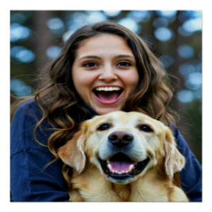 Fügen Sie Labrador Retriever-Foto Personalisieren  Poster