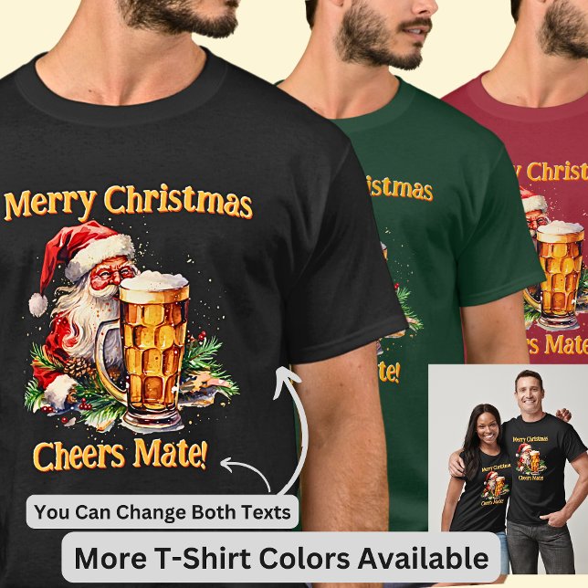 Fügen Sie Name ändern Text, Frohe Weihnachts-Cheer T-Shirt (Von Creator hochgeladen)