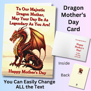 Fügen Sie Namen zu unserer Majestic Dragon Mother Karte