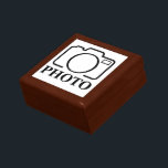 Fügen Sie Personalisiertes Foto Hochzeit Modernes  Erinnerungskiste<br><div class="desc">Sie können es mit Ihrem Foto,  Logo oder mit Ihrem Text anpassen. Sie können sie wie gewünscht auf der Anpassungsseite platzieren. Modern,  einzigartig,  einfach oder persönlich,  es ist Ihre Wahl.</div>