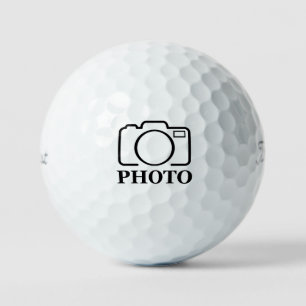 Fügen Sie Personalisiertes Foto Hochzeit Modernes  Golfball