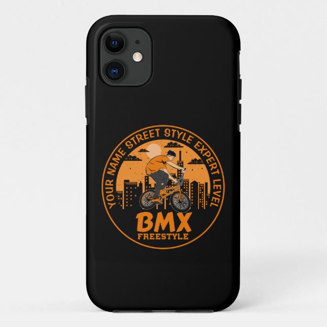 Fügen Sie Text BMX Freestyle Street Style Expert h Case-Mate iPhone Hülle (Rückseite)