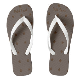 Fügen Sie Text hinzu Gedruckte Männer Stylische un Flip Flops