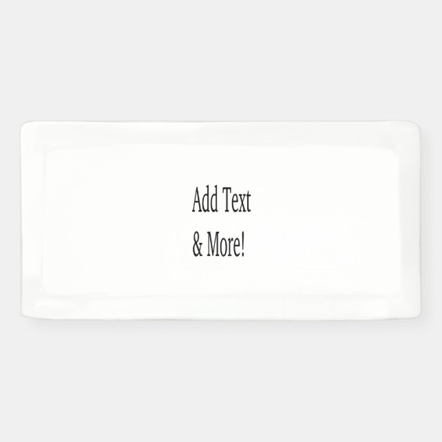 Fügen Sie Text & Mehr hinzu! Individualisieren Sie Banner (Horizontal)