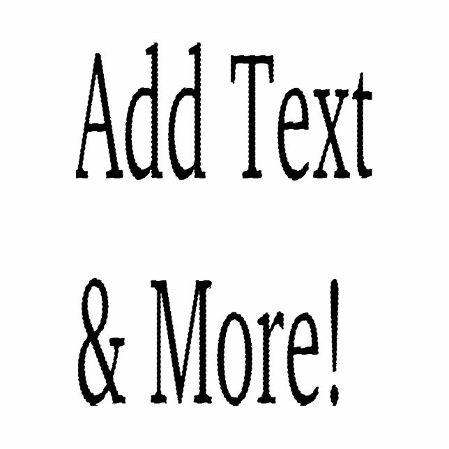 Fügen Sie Text & Mehr hinzu! Individualisieren Sie Freistehende Fotoskulptur (Vorne)