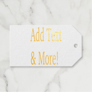 Fügen Sie Text & Mehr hinzu! Individualisieren Sie Geschenkanhänger