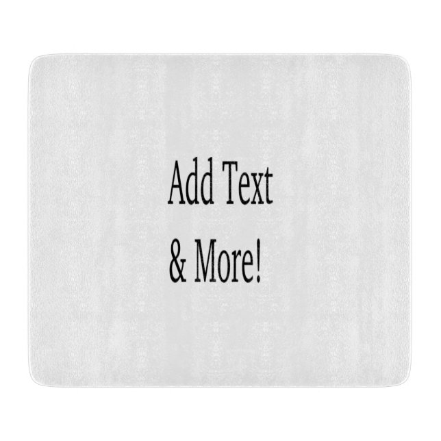 Fügen Sie Text & Mehr hinzu! Individualisieren Sie Schneidebrett (Vorderseite)