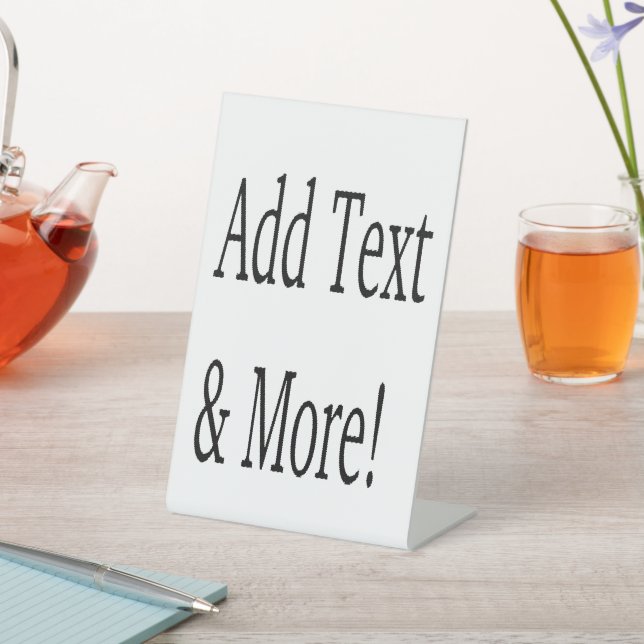 Fügen Sie Text & Mehr hinzu! Individualisieren Sie Sockelschild (In SItu)