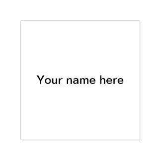 Fügen Sie unseren Namen Text einfache minimale Vor Permastempel