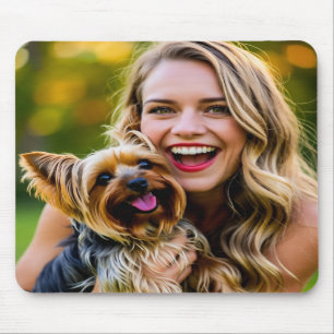Fügen Sie Yorkshire Terrier Foto Personalisieren Mousepad