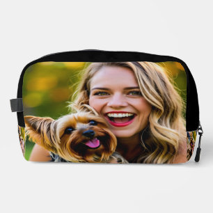 Fügen Sie Yorkshire Terrier-Foto Personalisieren Waschbeutel