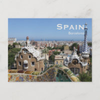 Fügen Vintager Reise-Tourismus Spaniens Barcelona