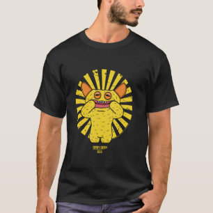 Fuggler Grin Grin 026 Retro Japanischer Text T-Shirt