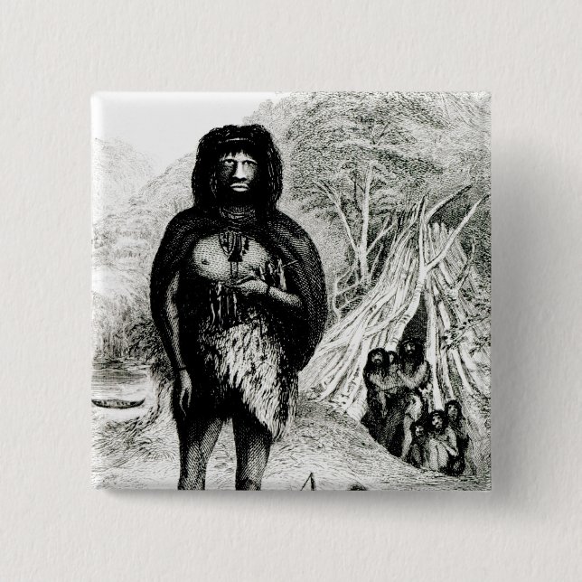 Fugian Mann Button (Vorderseite)